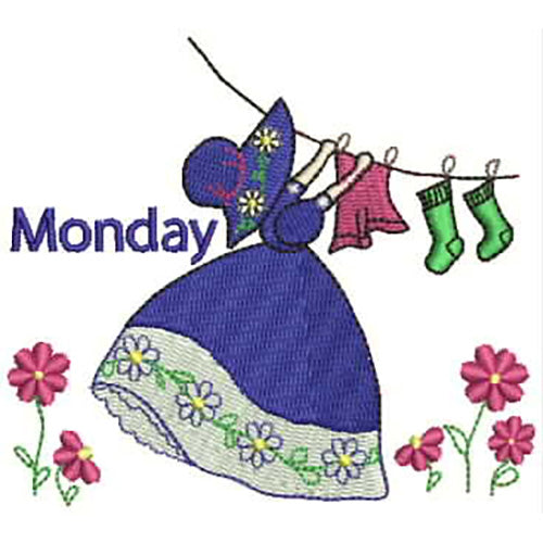 Machine Embroidery Designs - Tea Towels Days(1) - Threadart.com