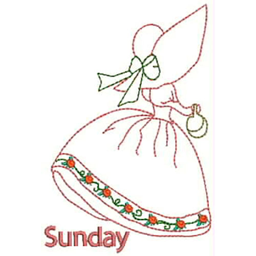 Machine Embroidery Designs - Tea Towels Days(1) - Threadart.com