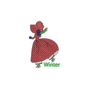 Machine Embroidery Designs - Tea Towels Seasons(1) - Threadart.com