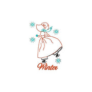 Machine Embroidery Designs - Tea Towels Seasons(1) - Threadart.com