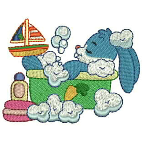 Machine Embroidery Designs - Bubble Bath(1) - Threadart.com