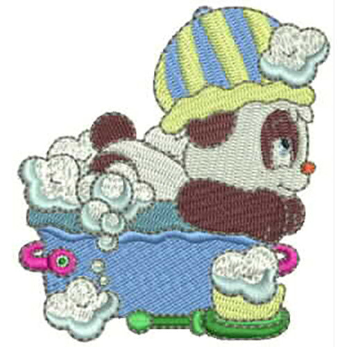 Machine Embroidery Designs - Bubble Bath(1) - Threadart.com