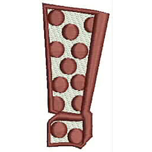 Machine Embroidery Designs - Polka Dot Letters(1) - Threadart.com