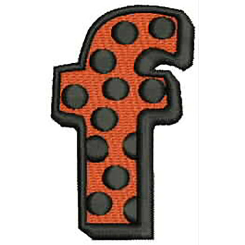 Machine Embroidery Designs - Polka Dot Letters(1) - Threadart.com