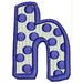 Machine Embroidery Designs - Polka Dot Letters(1) - Threadart.com