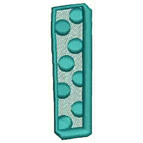 Machine Embroidery Designs - Polka Dot Letters(1) - Threadart.com