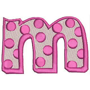 Machine Embroidery Designs - Polka Dot Letters(1) - Threadart.com