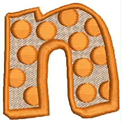 Machine Embroidery Designs - Polka Dot Letters(1) - Threadart.com