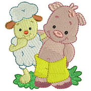 Machine Embroidery Designs - Farm Animals(1) - Threadart.com
