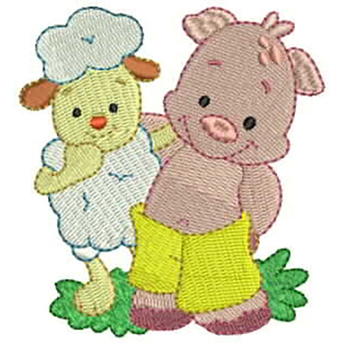Machine Embroidery Designs - Farm Animals(1) - Threadart.com