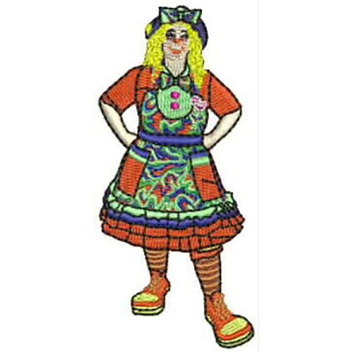 Machine Embroidery Designs - Realistic Clowns(1) - Threadart.com