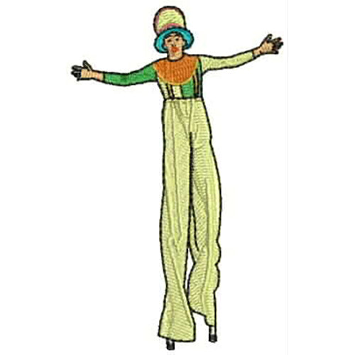 Machine Embroidery Designs - Realistic Clowns(1) - Threadart.com