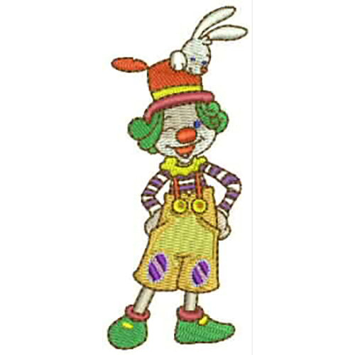 Machine Embroidery Designs - Cartoon Clowns(1) - Threadart.com