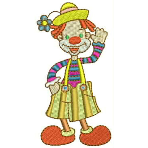 Machine Embroidery Designs - Cartoon Clowns(1) - Threadart.com