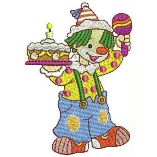Machine Embroidery Designs - Cartoon Clowns(1) - Threadart.com