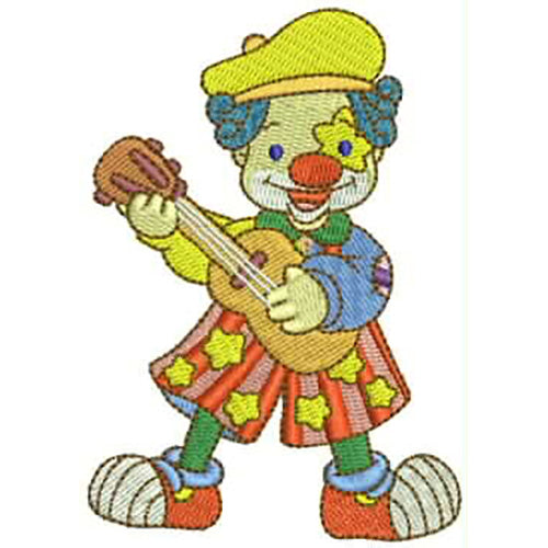 Machine Embroidery Designs - Cartoon Clowns(1) - Threadart.com