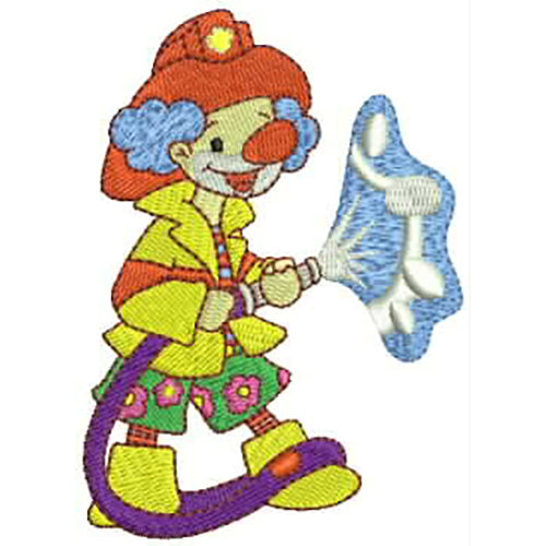 Machine Embroidery Designs - Cartoon Clowns(1) - Threadart.com