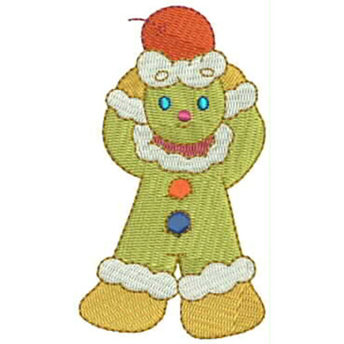 Machine Embroidery Designs - Gingerbread Men(1) - Threadart.com