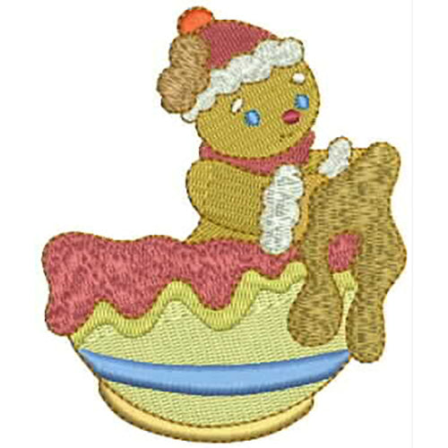 Machine Embroidery Designs - Gingerbread Men(1) - Threadart.com
