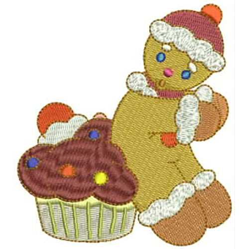 Machine Embroidery Designs - Gingerbread Men(1) - Threadart.com