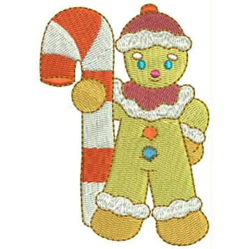 Machine Embroidery Designs - Gingerbread Men(1) - Threadart.com
