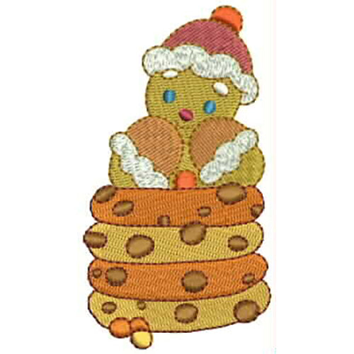 Machine Embroidery Designs - Gingerbread Men(1) - Threadart.com