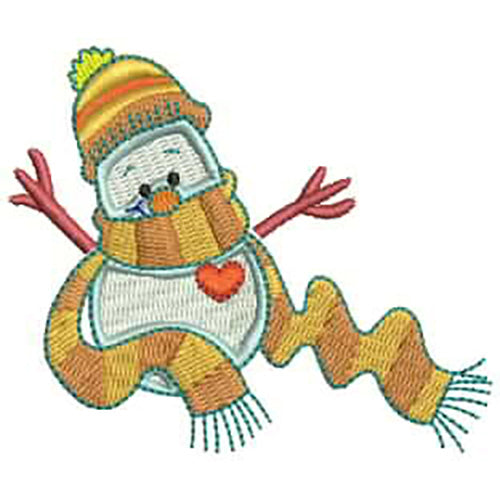 Machine Embroidery Designs - Snowmen(1) - Threadart.com