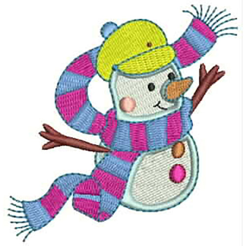Machine Embroidery Designs - Snowmen(1) - Threadart.com