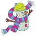 Machine Embroidery Designs - Snowmen(1) - Threadart.com