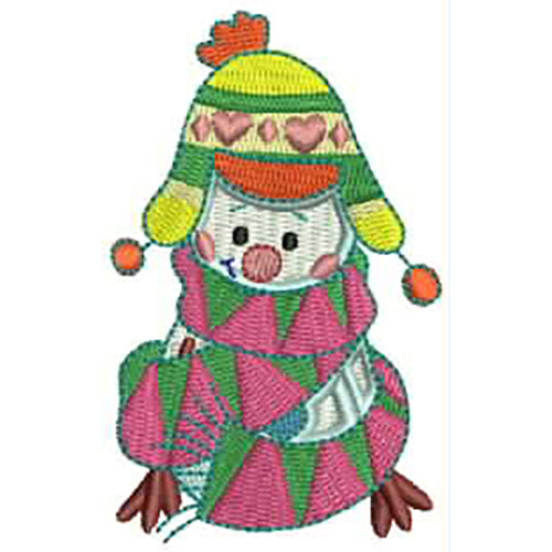 Machine Embroidery Designs - Snowmen(1) - Threadart.com