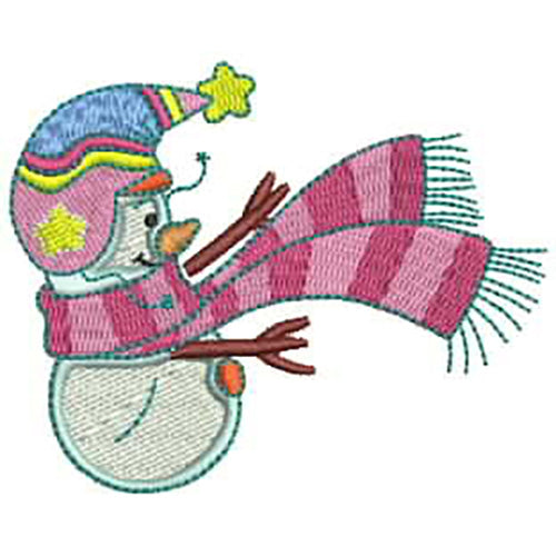 Machine Embroidery Designs - Snowmen(1) - Threadart.com