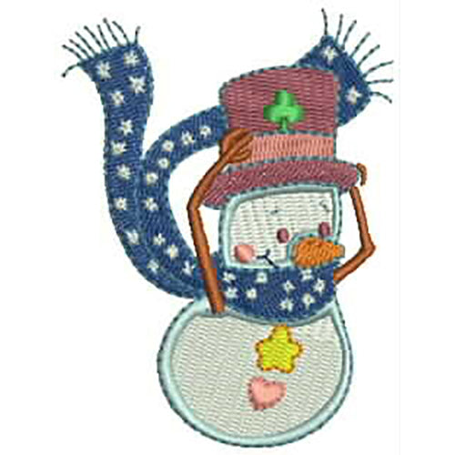 Machine Embroidery Designs - Snowmen(1) - Threadart.com