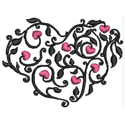 Machine Embroidery Designs - Hearts(2) - Threadart.com