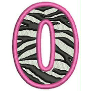 Machine Embroidery Designs - Zebra Alphabet(1) - Threadart.com