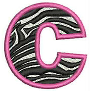 Machine Embroidery Designs - Zebra Alphabet(1) - Threadart.com