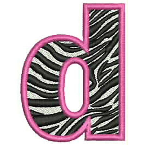 Machine Embroidery Designs - Zebra Alphabet(1) - Threadart.com