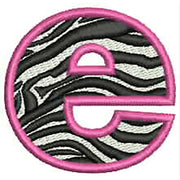 Machine Embroidery Designs - Zebra Alphabet(1) - Threadart.com