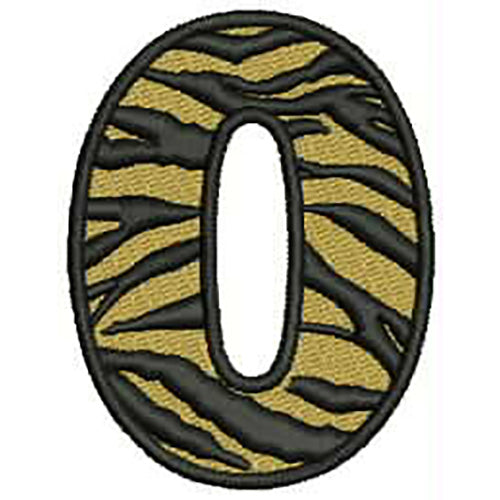 Machine Embroidery Designs - Tiger Alphabet(1) - Threadart.com