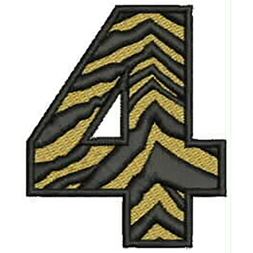 Machine Embroidery Designs - Tiger Alphabet(1) - Threadart.com