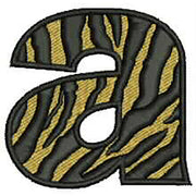 Machine Embroidery Designs - Tiger Alphabet(1) - Threadart.com