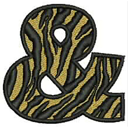 Machine Embroidery Designs - Tiger Alphabet(1) - Threadart.com