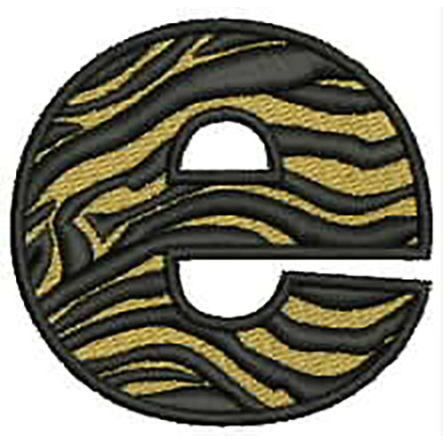 Machine Embroidery Designs - Tiger Alphabet(1) - Threadart.com