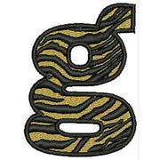 Machine Embroidery Designs - Tiger Alphabet(1) - Threadart.com