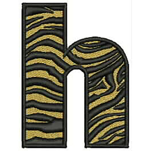 Machine Embroidery Designs - Tiger Alphabet(1) - Threadart.com