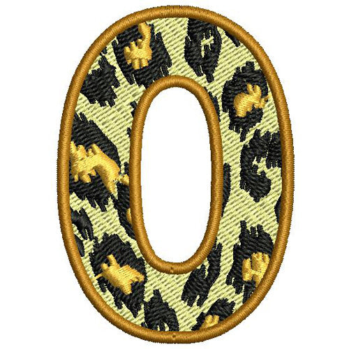 Machine Embroidery Designs - Leopard Alphabet(1) - Threadart.com