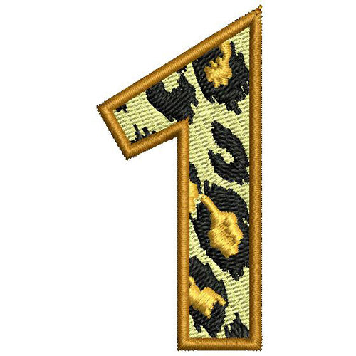 Machine Embroidery Designs - Leopard Alphabet(1) - Threadart.com