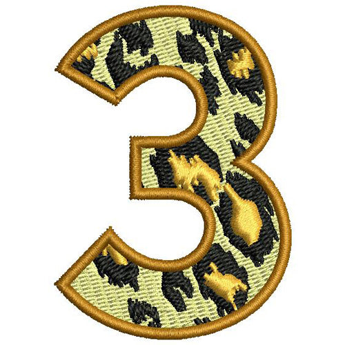 Machine Embroidery Designs - Leopard Alphabet(1) - Threadart.com