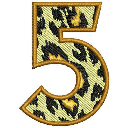 Machine Embroidery Designs - Leopard Alphabet(1) - Threadart.com