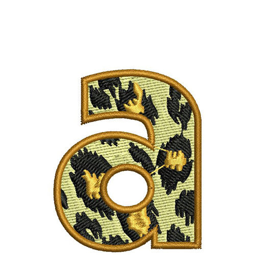 Machine Embroidery Designs - Leopard Alphabet(1) - Threadart.com
