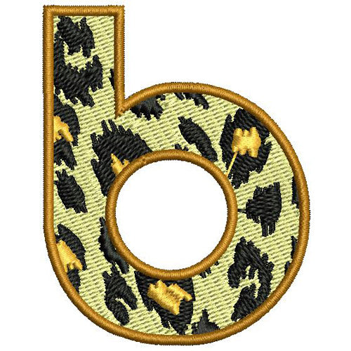 Machine Embroidery Designs - Leopard Alphabet(1) - Threadart.com